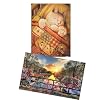 Pintoo - Two Plastic Jigsaw Puzzles Bundle - 300 Piece - Phoenix Chan - Fall Asleep and 1000 Piece - Beautiful Sunrise Over Amsterdam [H2429+H1770]