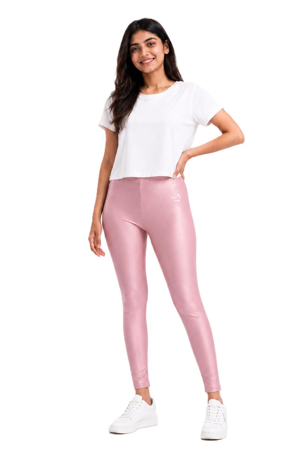 Women's High Waist Shimmer Leggings | Soft Stretchable Ankle Length Leggings | Slim Fit | Everyday, Casual & Ethnic Wear-picture-18