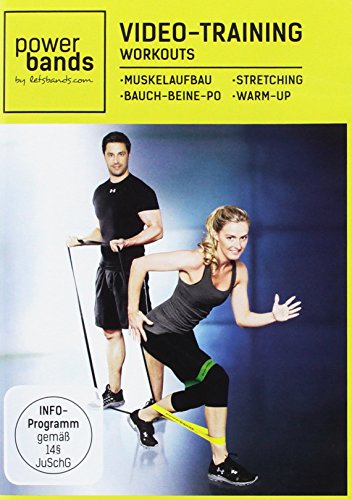 Lets Bands Powerbands Workout, Dvd Unisex – Adulto, Bianco, Taglia Unica