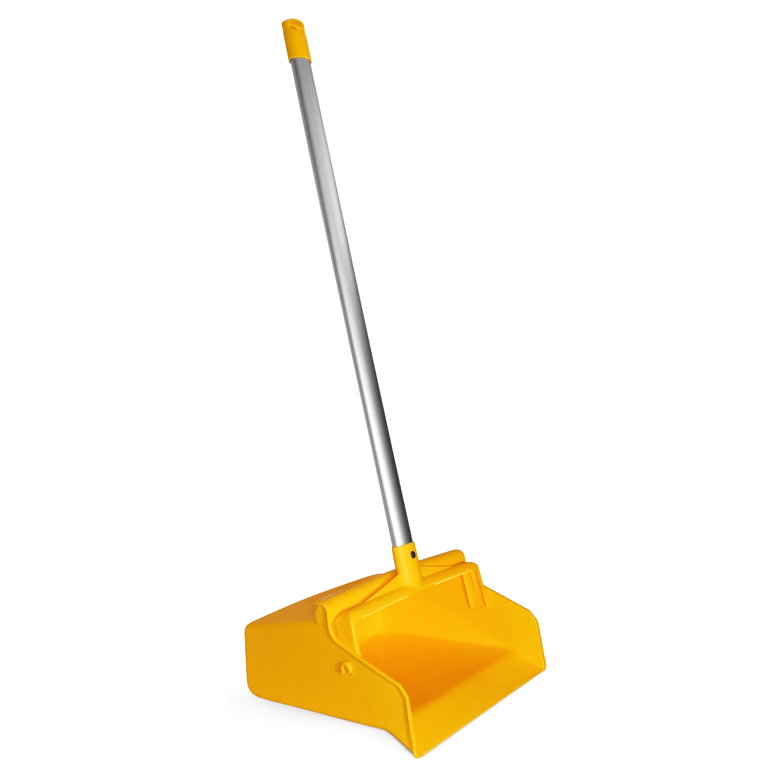 SPARTA Upright Dustpan With Aluminum Handle Serrated Edge For Broom Combing, Secure Yoke Lock With Easy Storage Hanging Hole For Commercial Cleaning, Plastic, 30 Inches, Gray, (Pack Of 6 - View #10