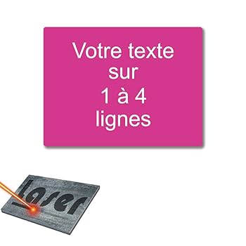 Targa Personalizzata In Acrilico | 20x15cm | Incisione Fino A 4 Righe | Adesiva O Con Fori - Foto 5