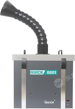 Quick/SUNSHINE 6601 Purifying Air Fume Smoke Cleaner Knob Adjustment Fume Extractor Soldering 120W Smoke Absorber Air Purifier Machine