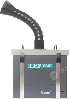 Quick/SUNSHINE 6601 Purifying Air Fume Smoke Cleaner Knob Adjustment Fume Extractor Soldering 120W Smoke Absorber Air Purifier Machine