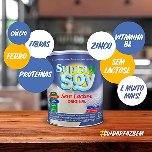 SUPRA SOY Alimento Em Pó Supra Soy Sem Lactose Original -300G