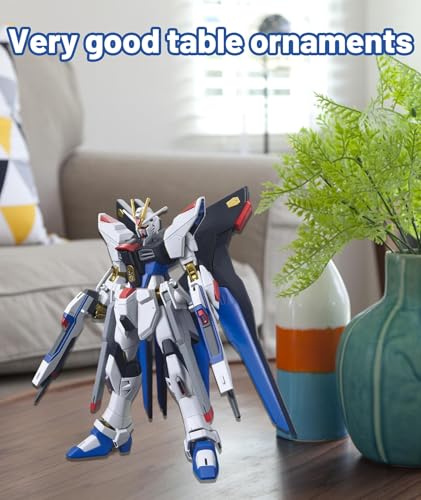 Image of GODSDWARES Action Figures, Model Kit, Mechanical Armor Model Kit, 1 /100 Scale Strike Freedom Anime Collectible Plastic M-odel Building Set for Home Display and Gifting