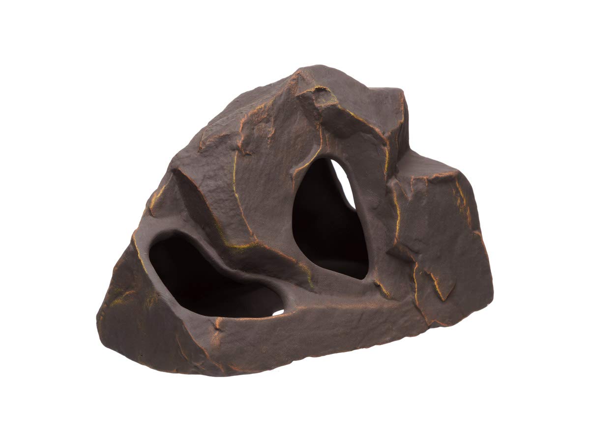 Plecoceramics Aquarium Ceramic Decorations Cave Betta Stone Decor - Aquarium Fish Tank Hideway Decor for breeding Cichlids Plecos Betta Toys Hideout (