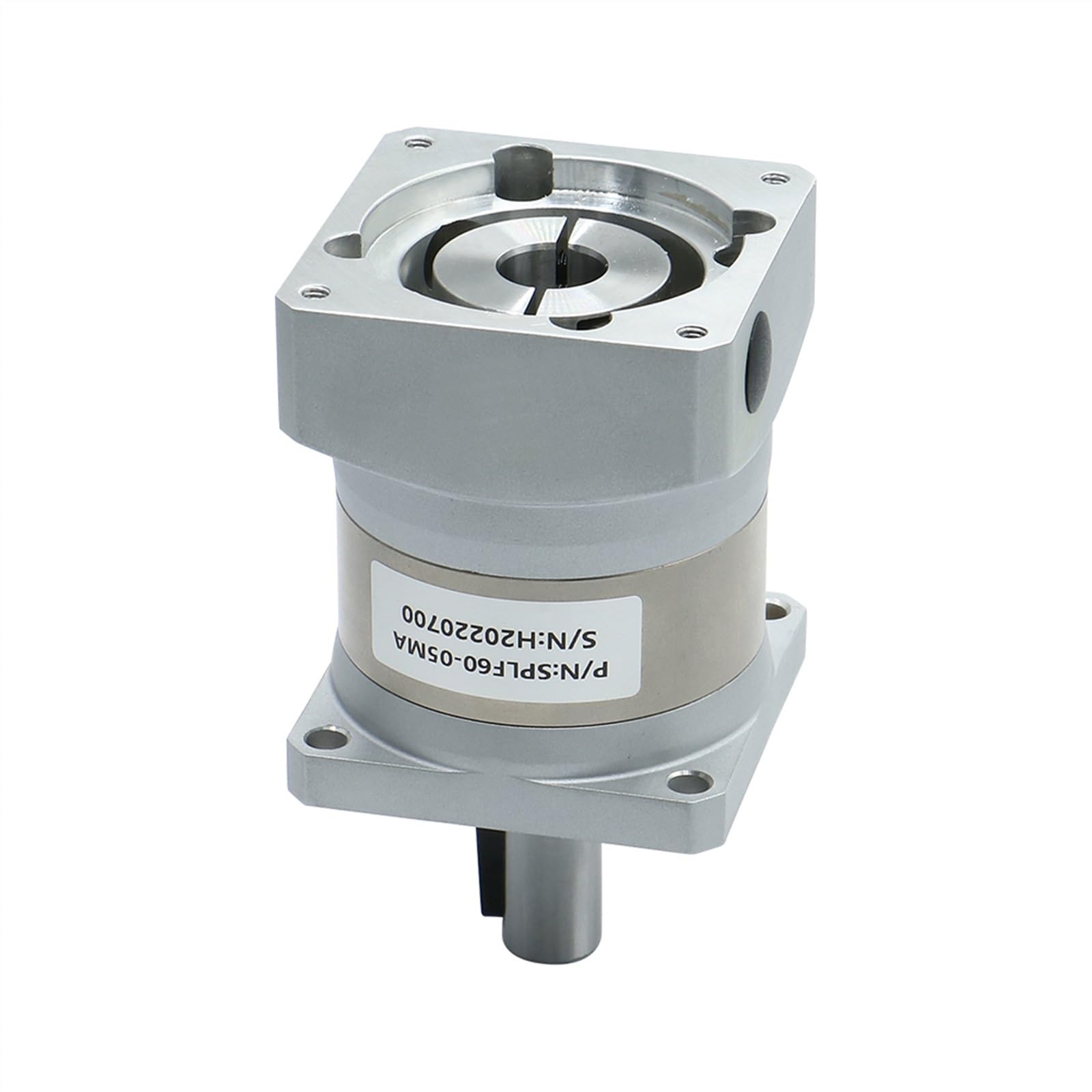 Silnik krokowy PLF60 precyzyjny reduktor przekładni planetarnej o niskim poziomie hałasu pasuje do Nema23 57 8mm silnik krokowy Nema24 60ST 14mm 400W serwo do CNC(70 to 1,8mm for stepper)