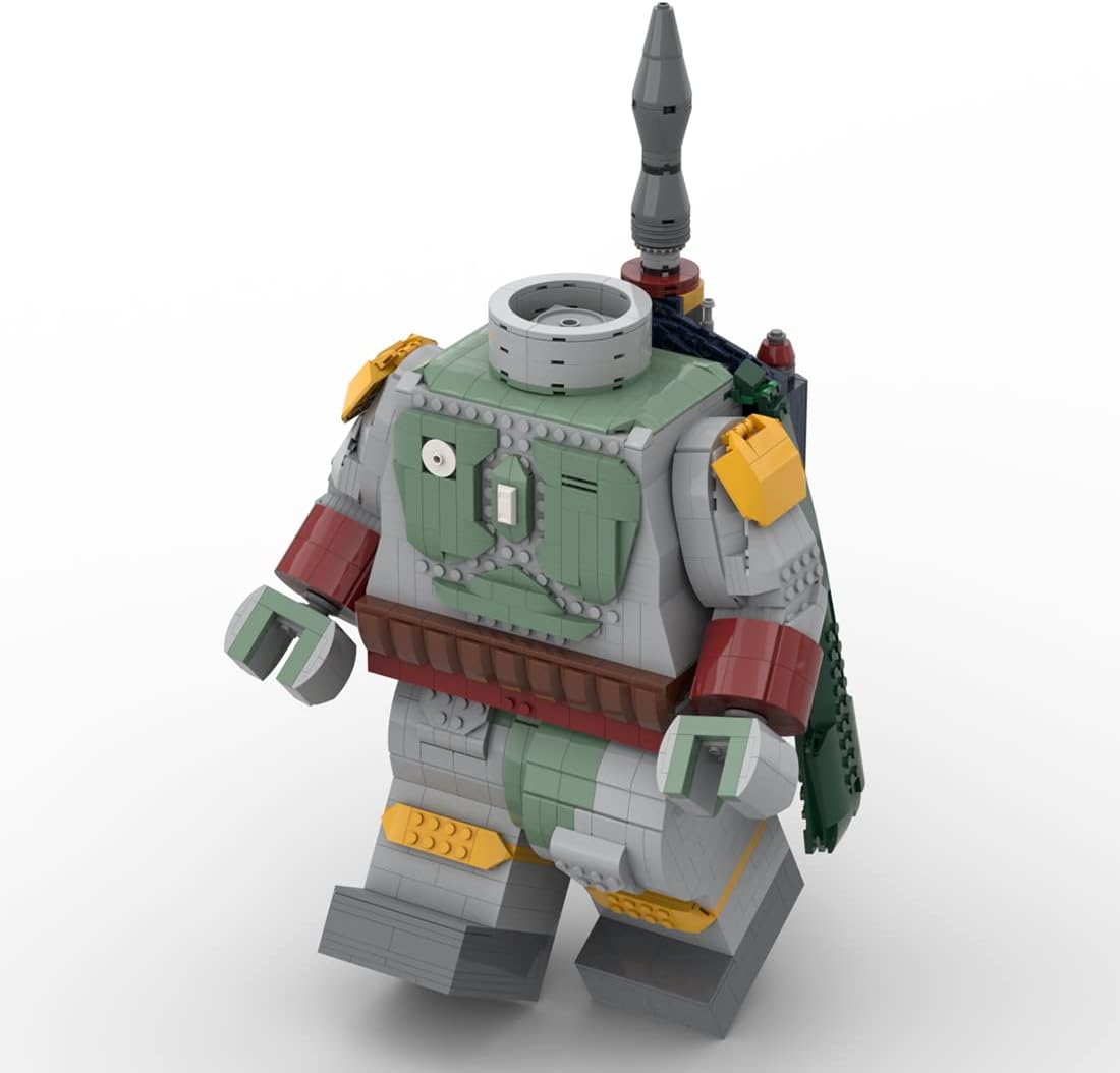 LEICHT Juego de soporte para casco de 1611 piezas MOC-85873 casco de guerra figuras corporales, pieza de coleccionista de Bricks modelo compatible con Lego Star Wars 75277
