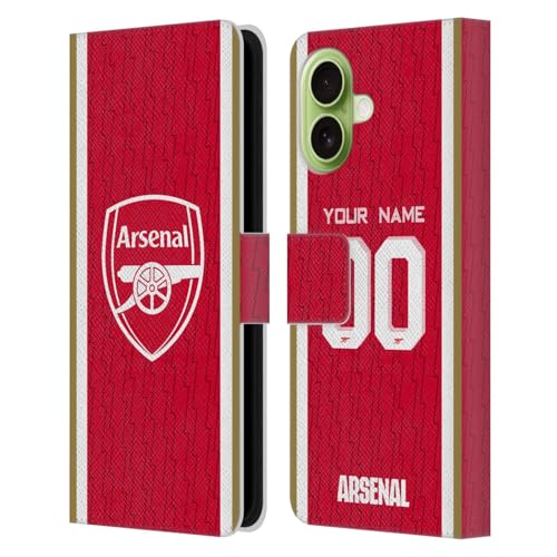 Arsenal FC Étui iPhone 17 pour Supporter au Stade et Sorties Quotidiennes en Cuir Personnalisé