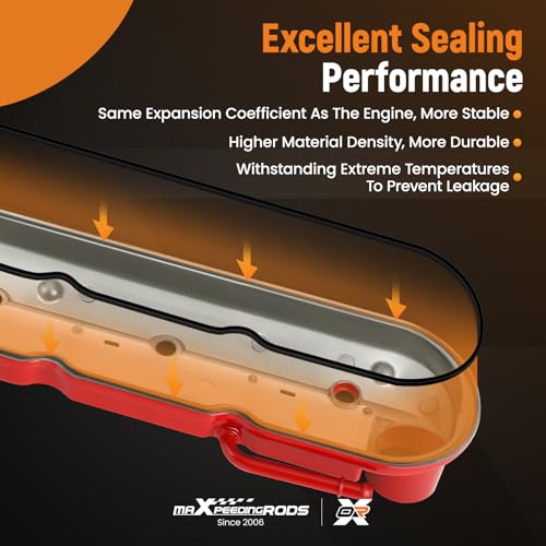 image for maXpeedingrods Aluminum Engine Valve Covers Left & Right for Chevy 199