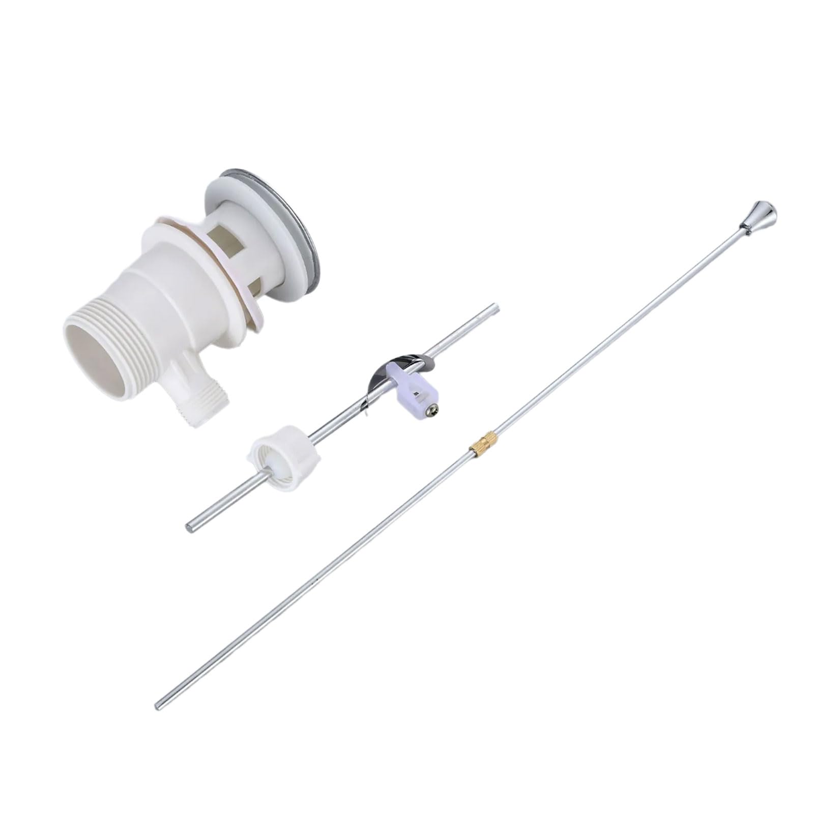 Sink Drain with Overflows Pull Drain with Overflows and Pull Activation for Modern Bathrooms Sink with Rod