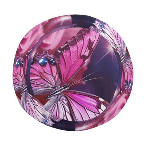 20.5in Fisherman Hats Butterfly Sun Hat for Men Women Bucket Hat Boonie Cap Travel Summer Beach Hats Black4