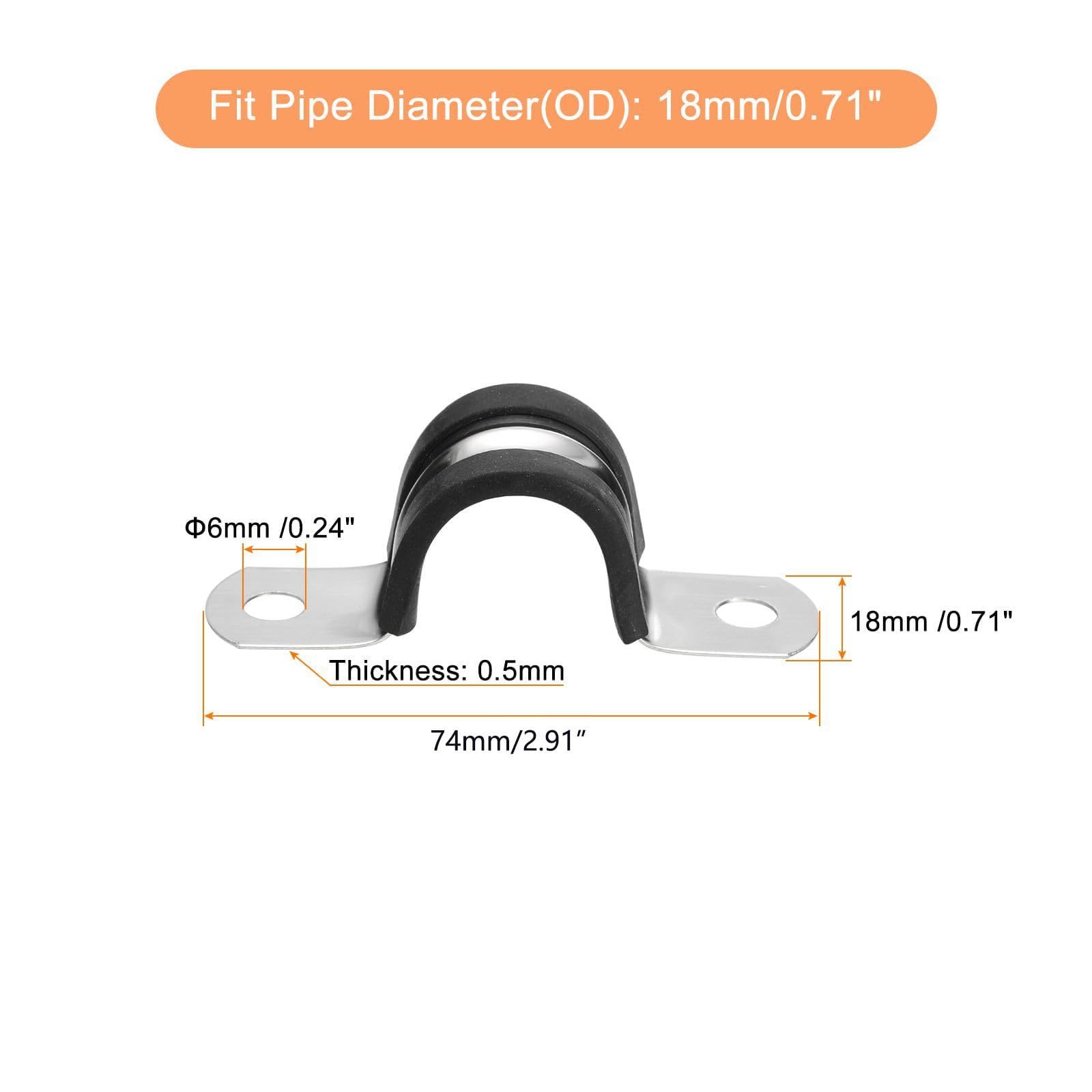TOP-VIGOR 22Pcs 18mm(3/4") Cable Clamp - Image 2