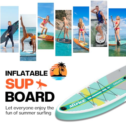 ALLPICK Premium SUP Board Set Minzgrün - 8