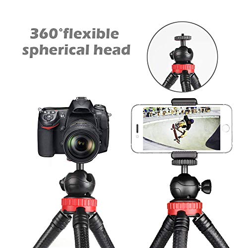Hsu Extendable Selfie Stick, Waterproof Hand Grip With Octopus Tripod Stand For Gopro Hero 11/10/9/8/7/6/5/4, Handheld Monopod Compatible With Cell Phones, Akaso Campark And Other Action Cameras #TOP3