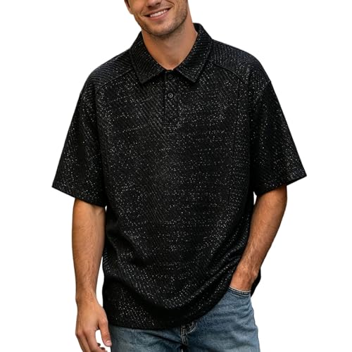 Polo tendance couleur unie pour homme avec détails poche et bouton