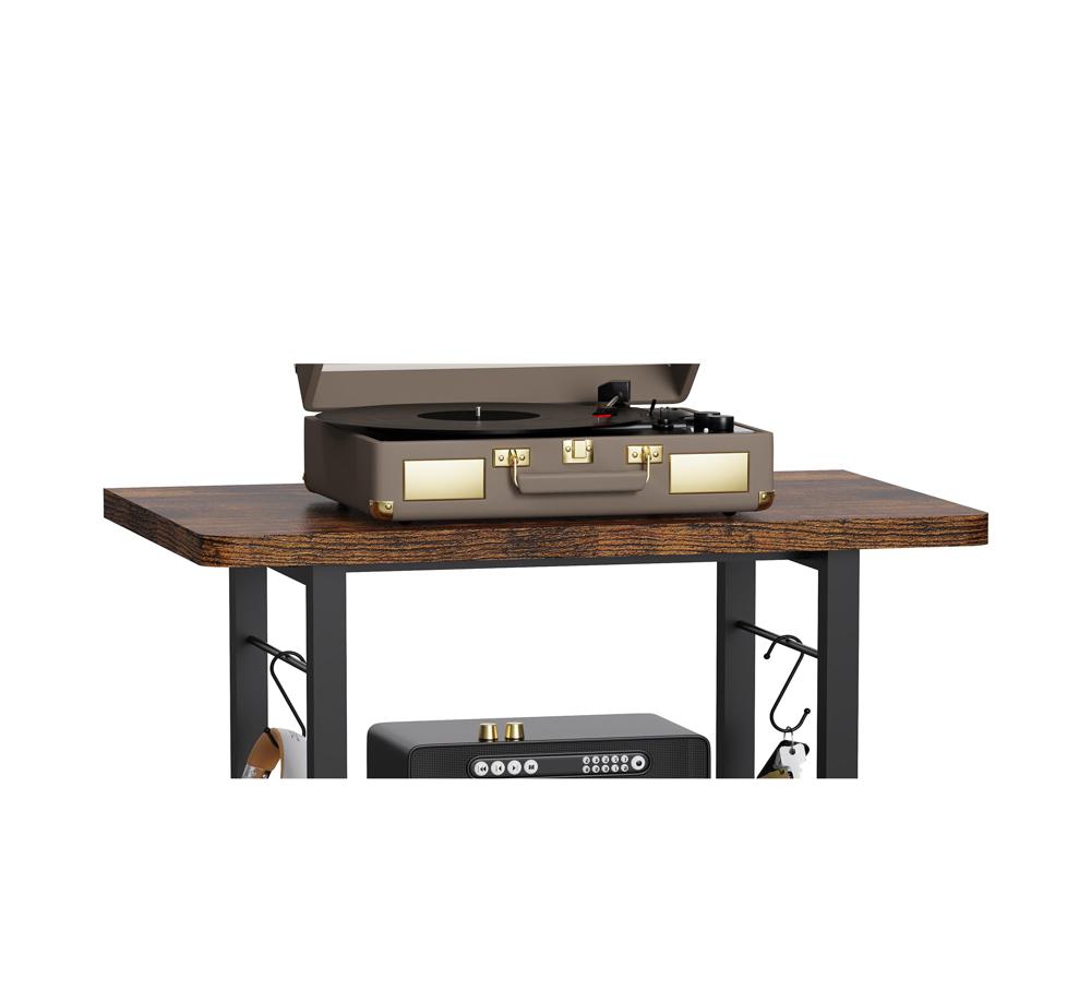 Amazon.com: YAKANJ Record Player Stand with Extended Desktop,Large