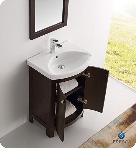 Fresca Greenwich 24" Antique Coffee Traditional Bathroom Vanity #TOP3