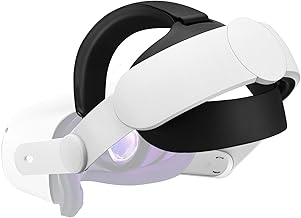 INMOZATA Replacement Head Strap, Elite Strap Replacement for VR Accessories,Reduce Head Pressure, Non-Battery Head Strap, Adjustable & Lightweight
