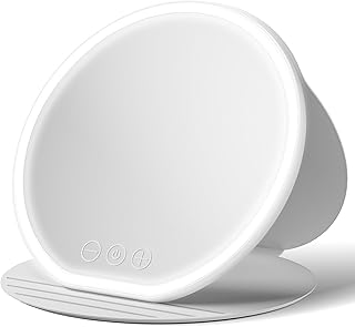 Espejo cosmético con iluminación, espejo de v...