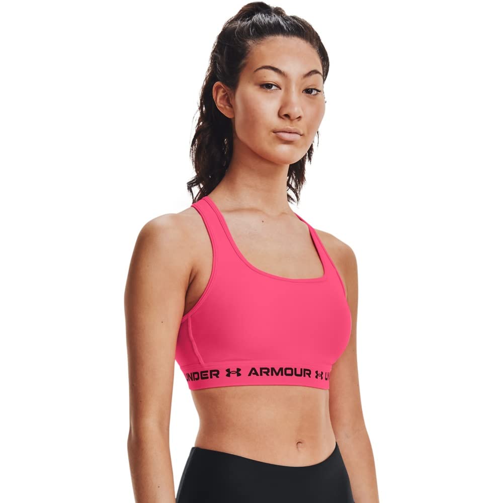 Under Armour Women's Crossback Mid Impact Sports Bra