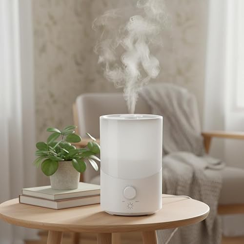 Humidificadores para dormitorio, llenado superior, 3 L, humidificador de niebla fría para habitación grande, humidificador de aire de bajo ruido