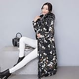 nerzmantel verkaufen schweiz Daunengehalt: 90% KGLOPYE Daunenjacke Lange Kapuze Nerzmantel Winter Daunenmantel Damen übergroßen Mantel Baumwolle gepolsterten Baumwollmantel Windjacke Ärmel große Tasche, grün, L RU44,48