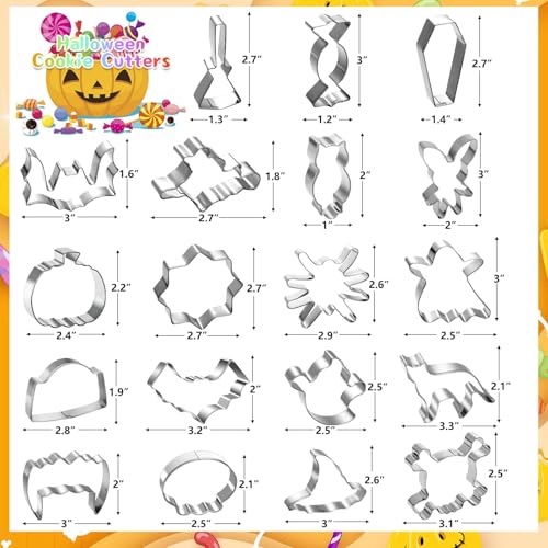 Lezmarket Metal Halloween Cookie Cutters thumb #1