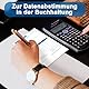 Yezirzax 2 Stück A6 Quittungsblock mit Durchschlag, 2 x 50 Blatt Quittungsblock Kleinunternehmer, Rechnungsblock Durchschreibend für Kleinunternehmer Vereine Selbständige