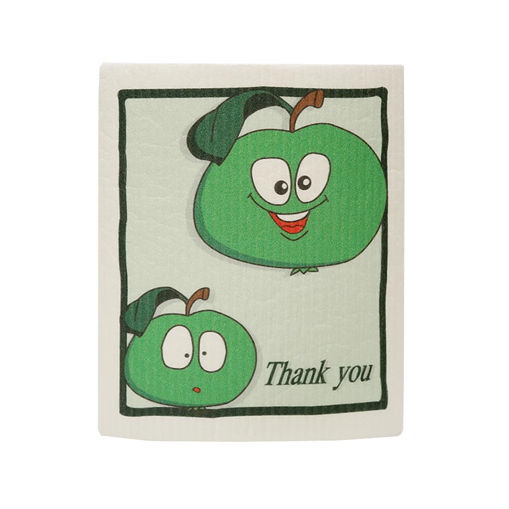 WOVEBIUS Kitchen Cleaning Cloth Bowls Washing Towel Tableware Clean Tool Kitchens Tools Reusable Dish Cloths Apple