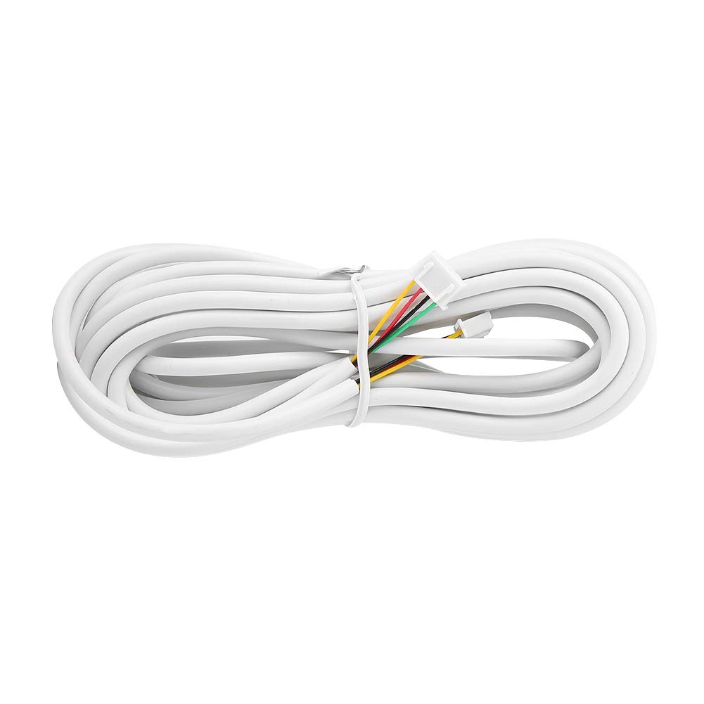 EBTOOLS Phone Extension Cord, 4 Core 30 m Length 0.3 mm² Diameter Video Intercome Cable, PVC Insulation Shell