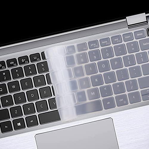 Image of Keyboard Cover for Dell Latitude 14 inch 7410 7420 7430 7440 7450, Latitude 5440 5430 5431 5420 3440 14 inch, Latitude 7520 15.6 inch Dell Latitude 9000 9510 9520 9420 9430 Keyboard Protective Cover-Clear