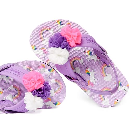 Image of Saidoteto Boys Girls Flip Flops Child Summer Slip-on Thong Sandals Beach Pool Water Shoes(Little /Big Kid)