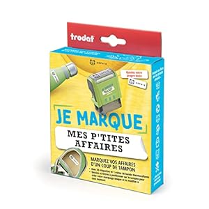 Tampon Marquage ''Je Marque Mes Petites Affaires'' - Pour Tous les Trésors des Enfants