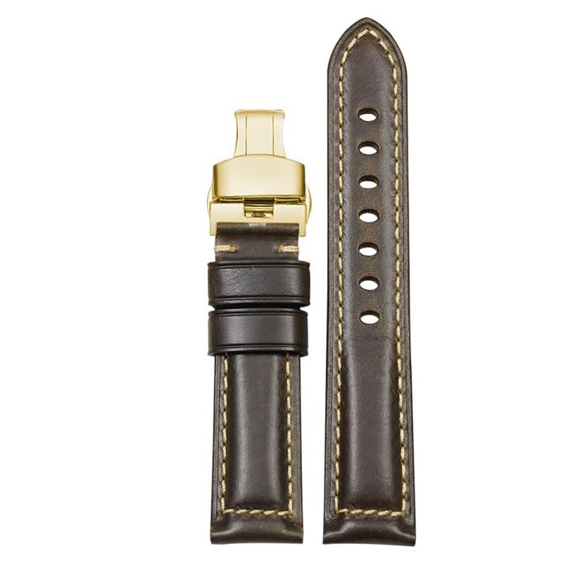 Sangle montre cuir Hamilton Jazzmaster LAMGUL pour un style élégant au bureau et en soirée