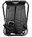 GearTOP Camping Chair Backpack, Multi-Function Fishing Stool and Beach Bag Plus Phone Pouch (Black)
