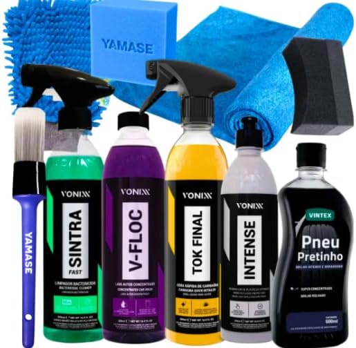 Vintexxx Complete Automotive Cleaning Set (10 Pieces)