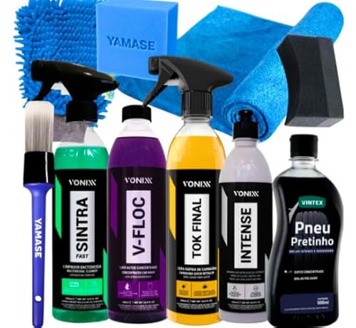 Vintexxx Complete Automotive Cleaning Set (10 Pieces)