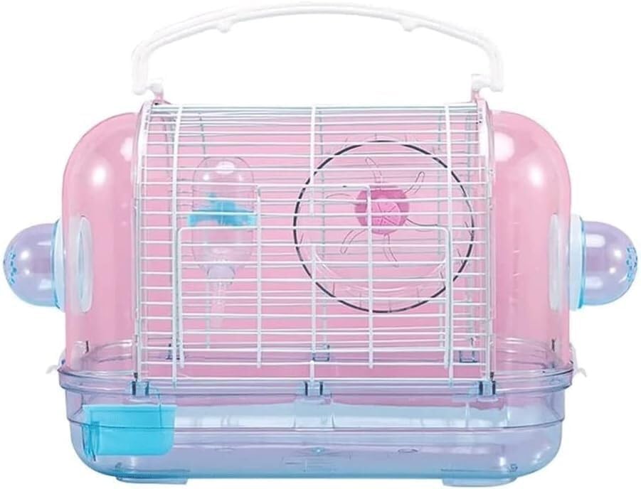 Detachable Blue Bird Carrier with Ventilation - Travel Cage for Parrots & Small Birds, Perfect for Outdoor Use, Portable and Comfortable