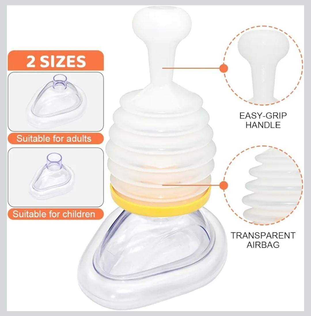 Milicrystal Choking Pump Automatic Choking Rescue Equipment for Kids and Adults, Rescue devices Anti Choking Device for Home, Kids and Adulthies, adulthood, Choking device (1 pack) (multicolor) Milicrystal Choking Pump Automatic Choking Rescue Equipment for Kids and Adults, Rescue devices Anti Choking Device for Home, Kids and Adulthies, adulthood, Choking device (1 pack) (multicolor)
