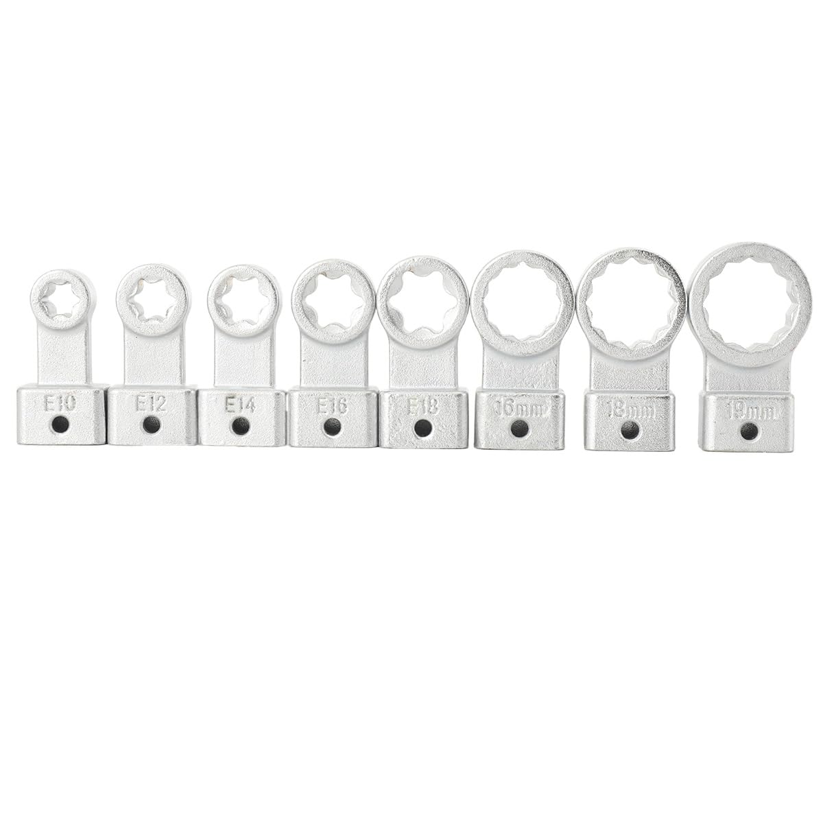 Lot de 15 outils de tendeur de courroie auxiliaire, clé universelle pour courroie de distribution, poulie de serrage, clé à molette avec loquet, 5 adaptateurs Torx, 8 adaptateurs douze pans
