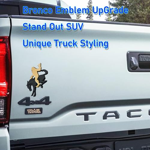 Accesorio SUV elevado 3D: superposición de portón trasero de 3 x 4 pulgadas para Bronco 5