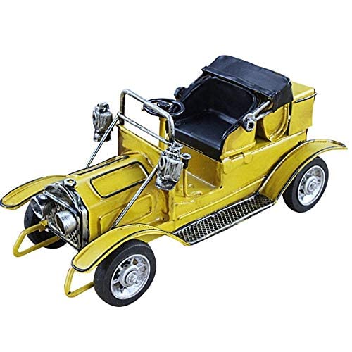 LPFWSK Artesanía de metal nostálgico retro Hoja de hierro Modelo de autos clásicos Decoración de escritorio Decoración creativa del hogar, Réplica de colección antigua de exhibición, Regalos de San Va Cover