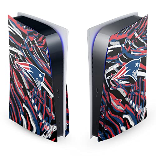 Autocollant PS5 NFL Patriots Head Case Designs Peau Vinyle Console PlayStation 5 Disc Edition