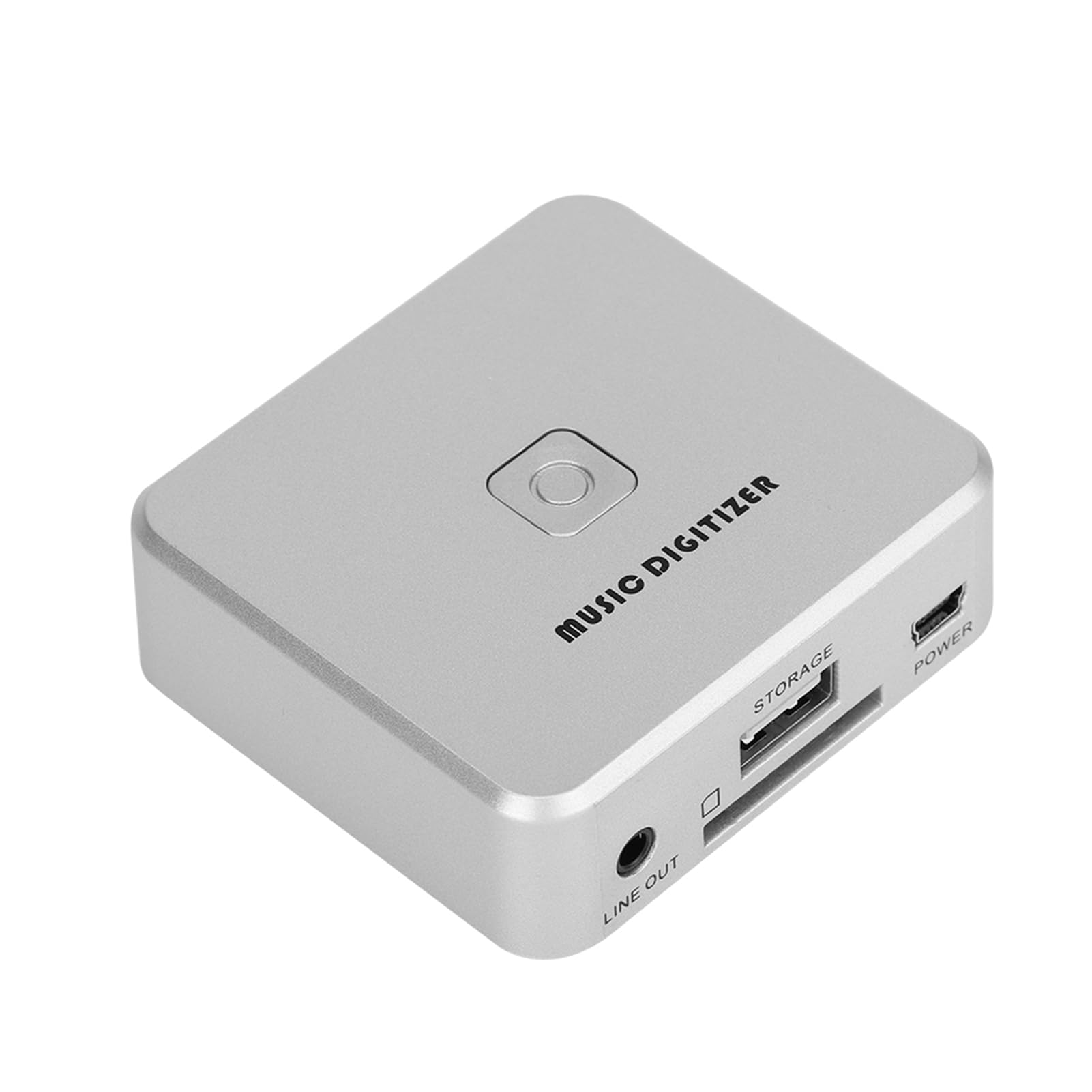 Aramox Digitalizzatore Musicale, Convertitore MP3 Stereo, L/R a 128 Kbps Facili da Usare per Dischi e Cassette Analogici