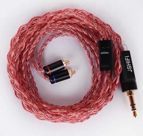 �yJSHiFi-Sugar�zMMCX3.5mm���P�[�u�� ���_�f�� 3.5mm�C���z���A�b�v�O���[�h�P�[�u�� MMCX�X�e���I�C���t�H�������P�[�u�� (MMCX3.5mm)
