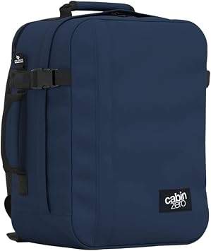 Cabinzero Classic Tech Backpack 28L, Underseat-approved with Laptop Compartment and Trolley Sleeve