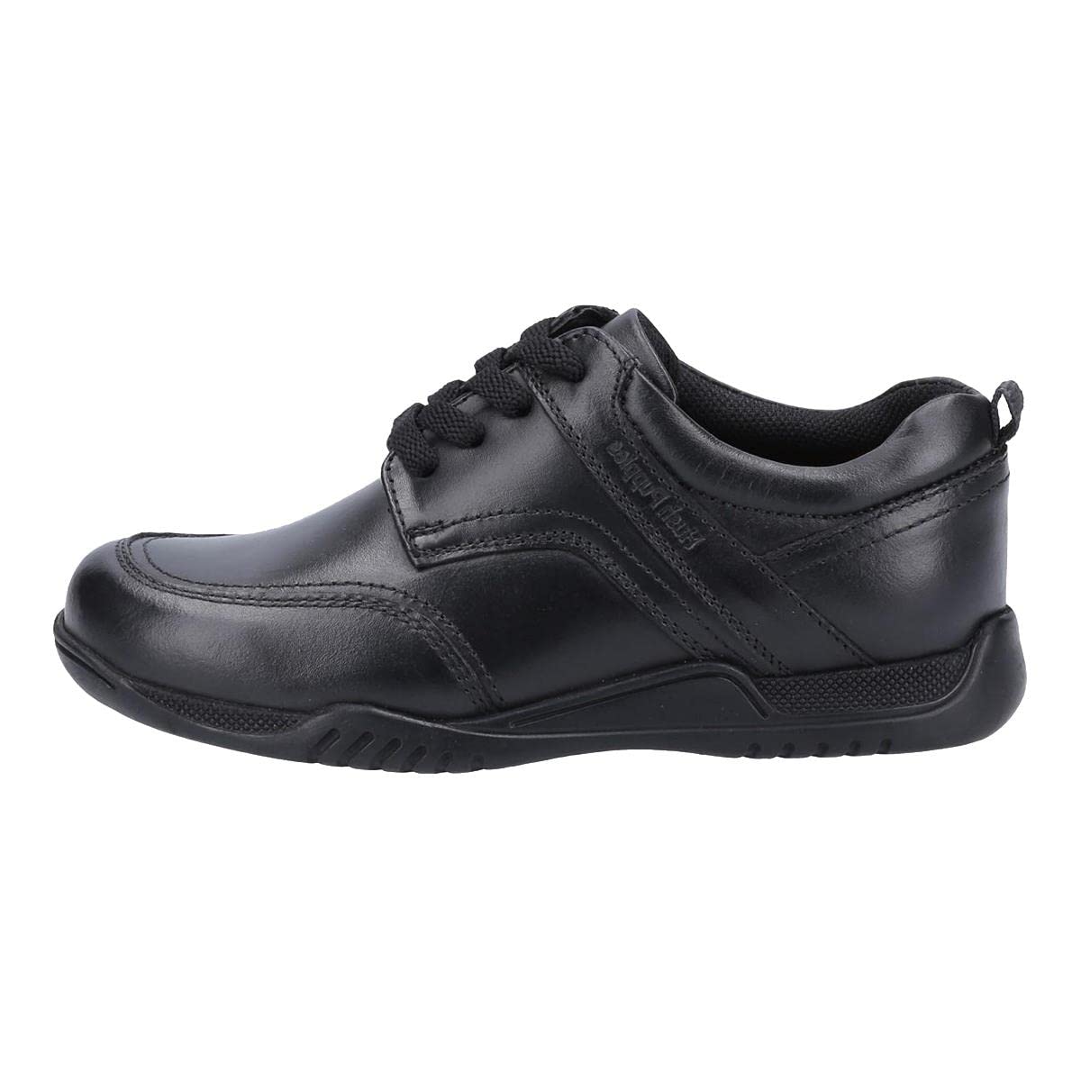 Hush Puppies Harvey Kids Boys Memory Foam School Shoes | School Shoes  | Black  | UK Size 12