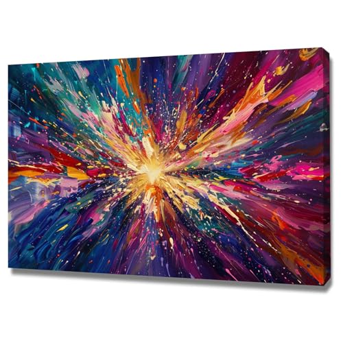 Image sur toile de peinture abstraite pour créer une ambiance moderne dans votre cuisine