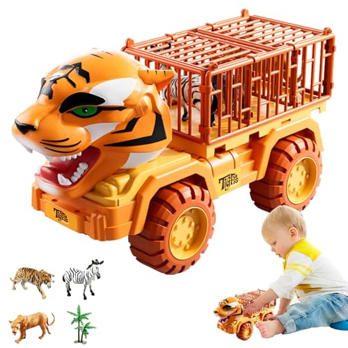 Materiale durevole: Animal Truck è caratterizzato da un design robusto con materiali eccellenti, che lo rendono resistente alle cadute e perfetto per un uso a lungo termine. I bambini si divertiranno a giocare con esso per ore